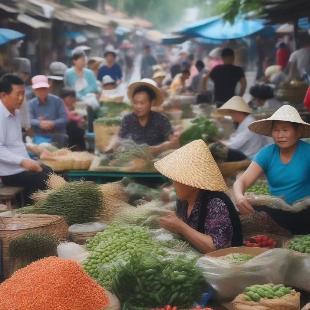 Binh Xuyen Local Market