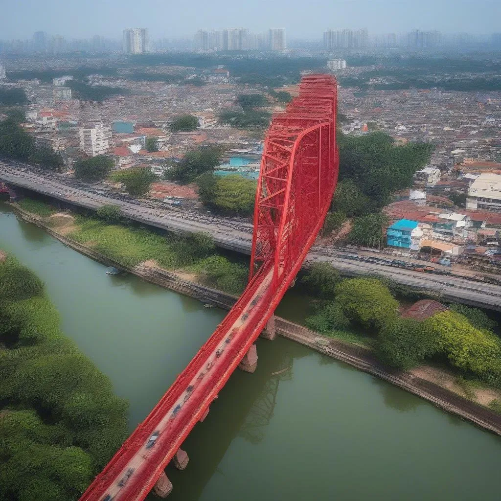 Hanoi's iconic bridge