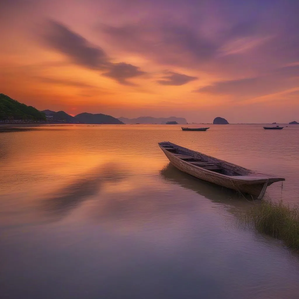 long-hai-beach-sunset