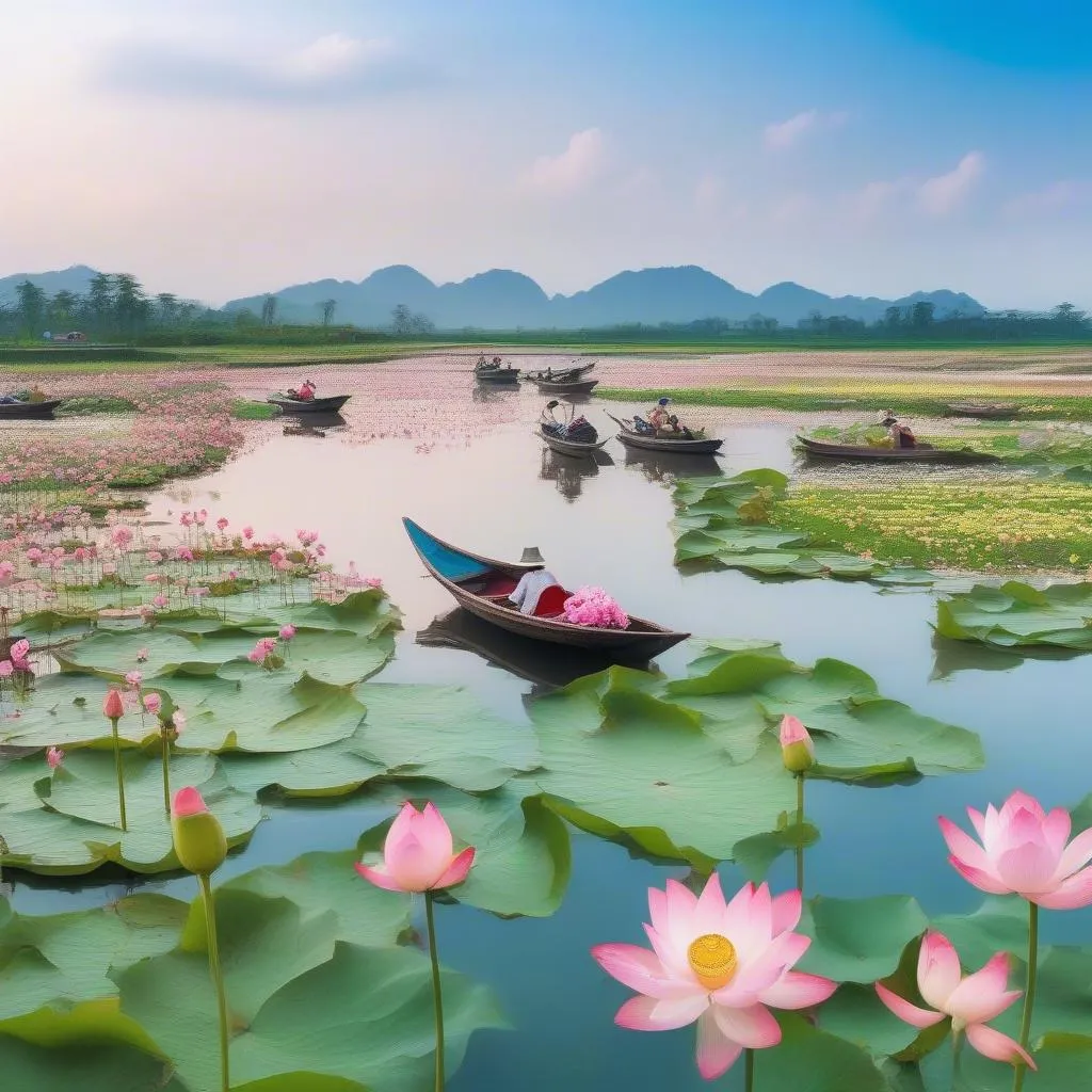 lotus-field-vietnam