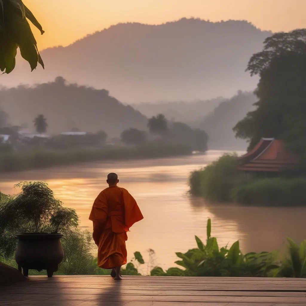 Sunrise in Luang Prabang