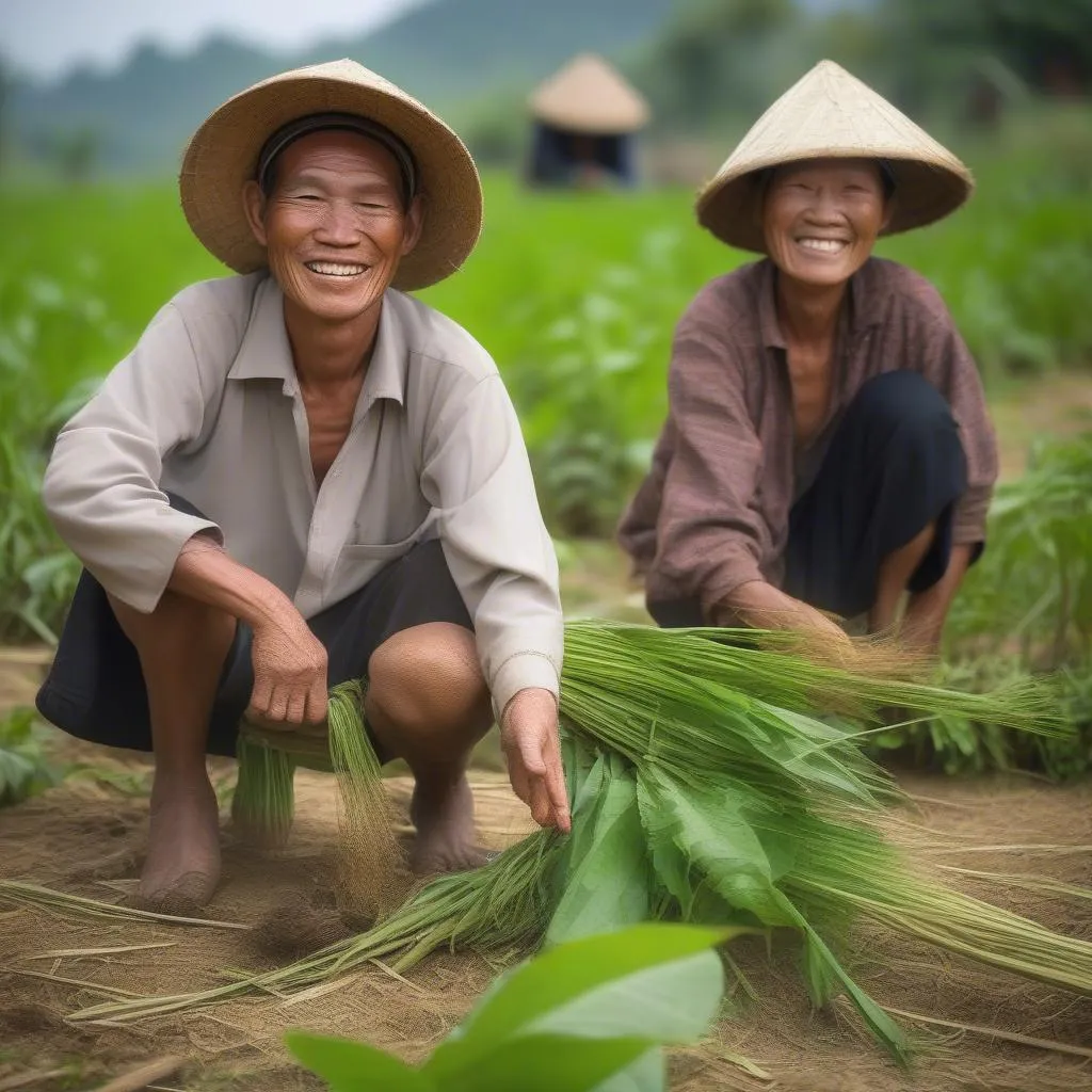 Local Community in Lung Xanh