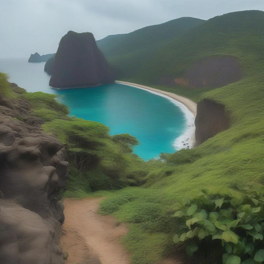 Ly Son Island Volcanic Landscape