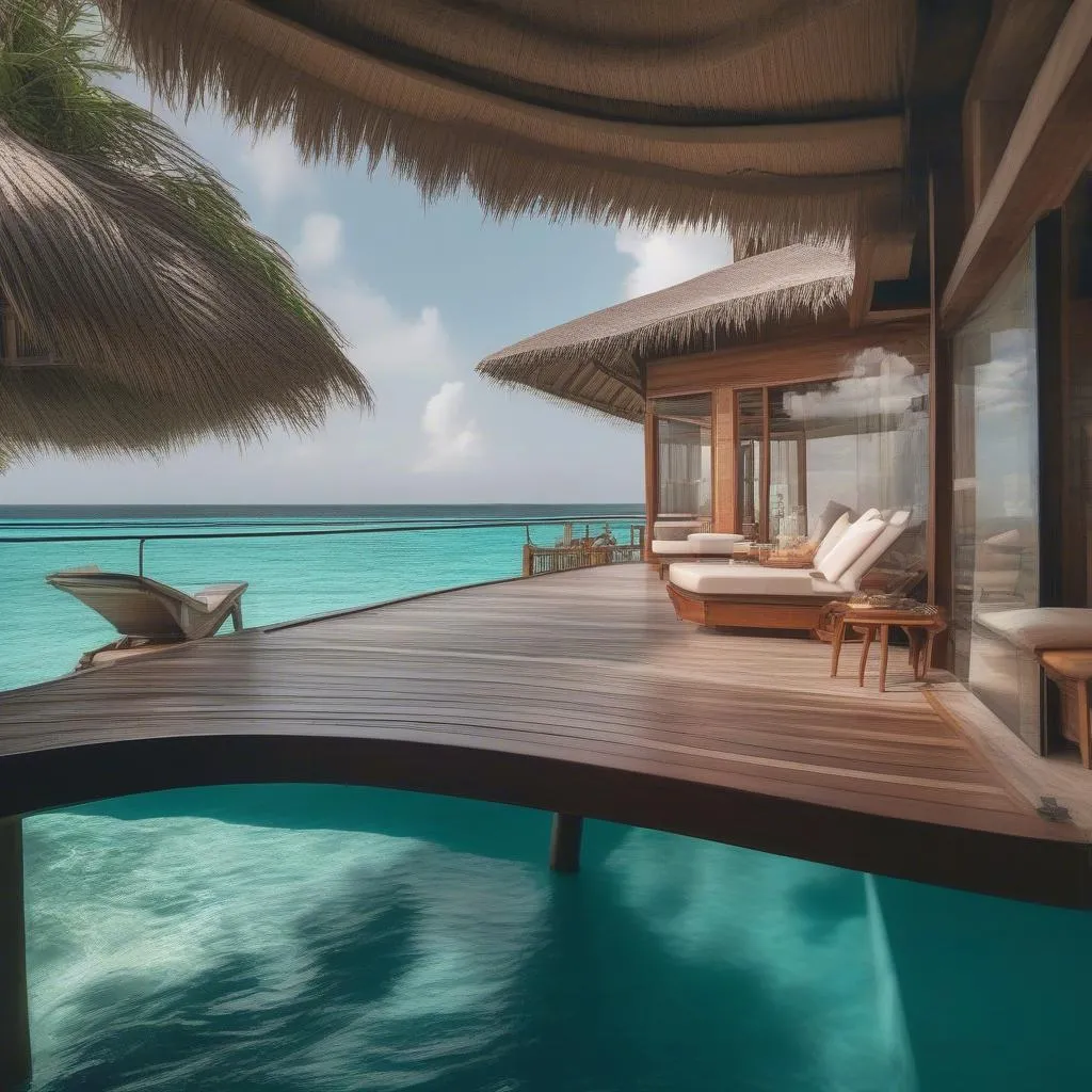 Luxury Overwater Bungalow in the Maldives