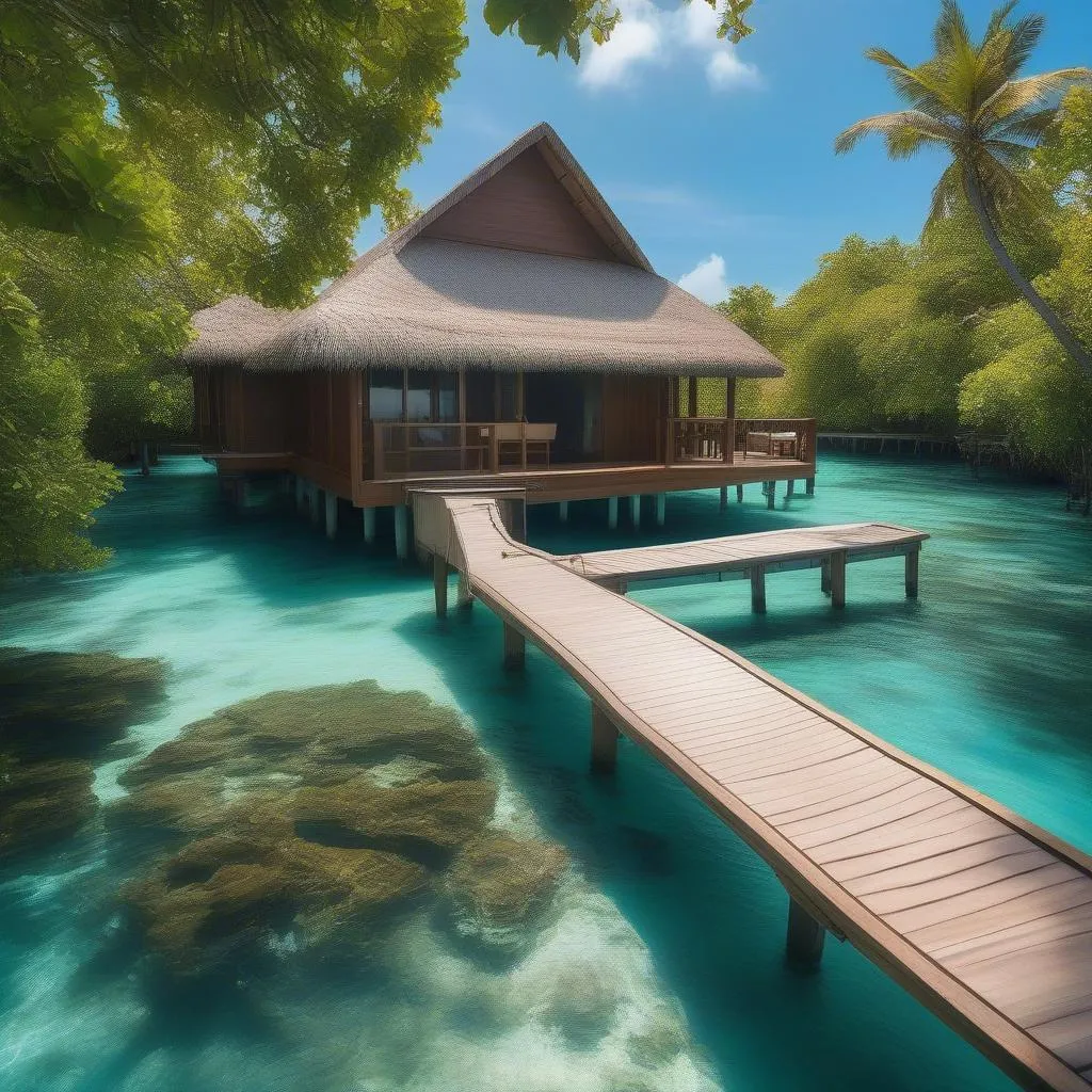 Luxury Overwater Bungalow in the Maldives