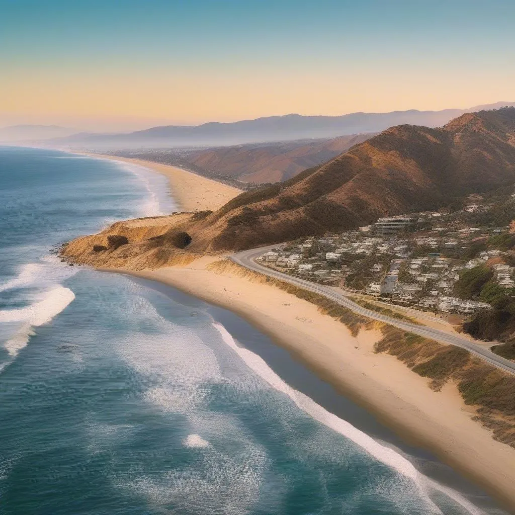 Malibu Beach Pacific Coast Highway