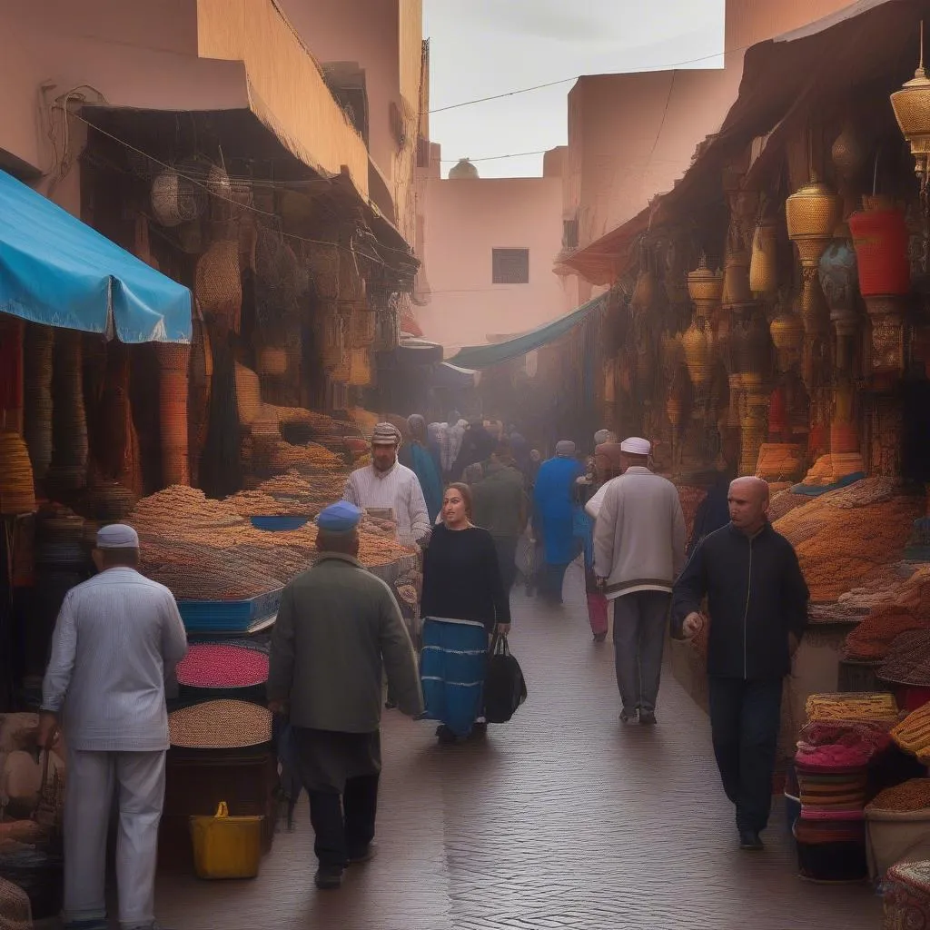 Marrakech Medina Street