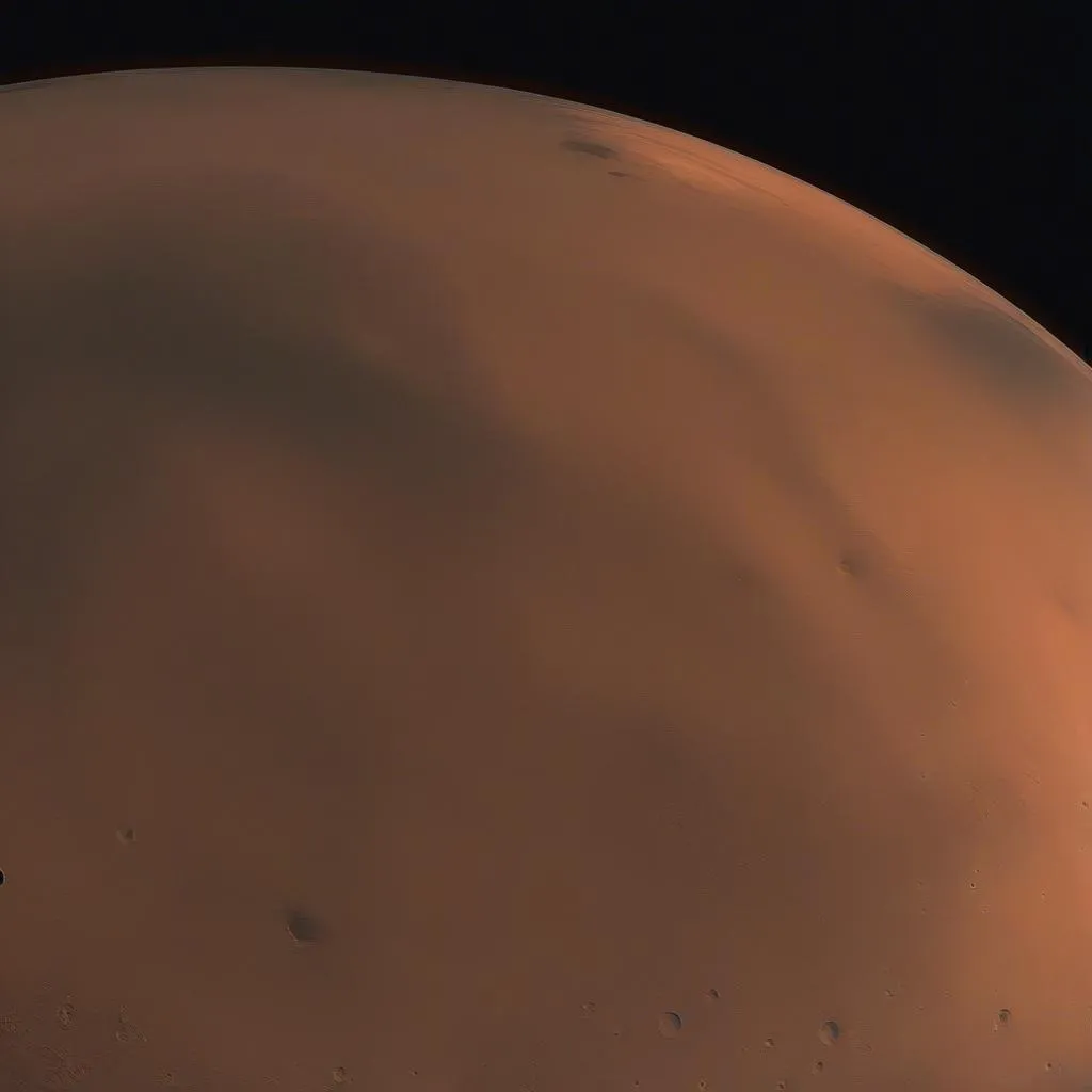 View of Mars from Phobos