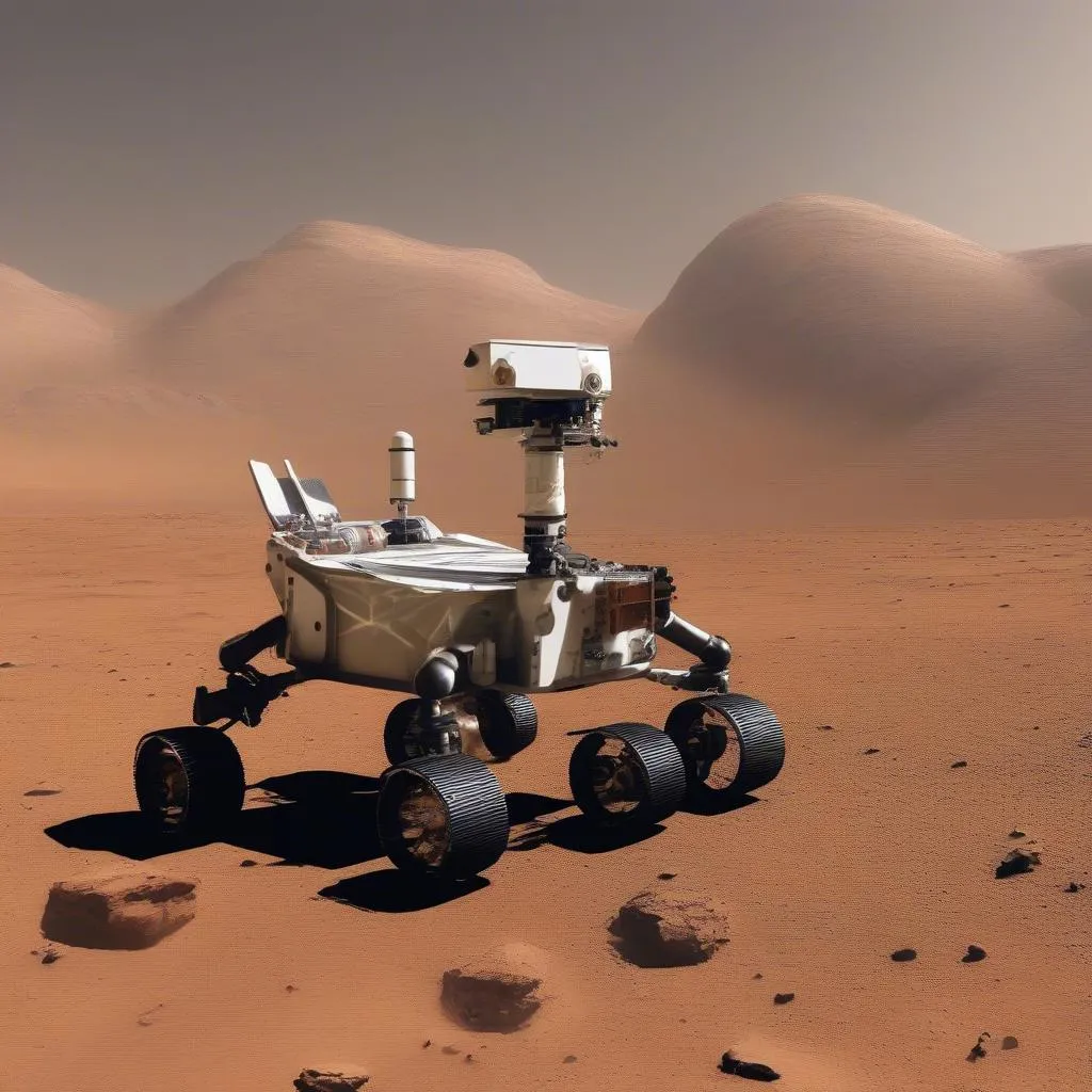 Exploring Mars in a Rover