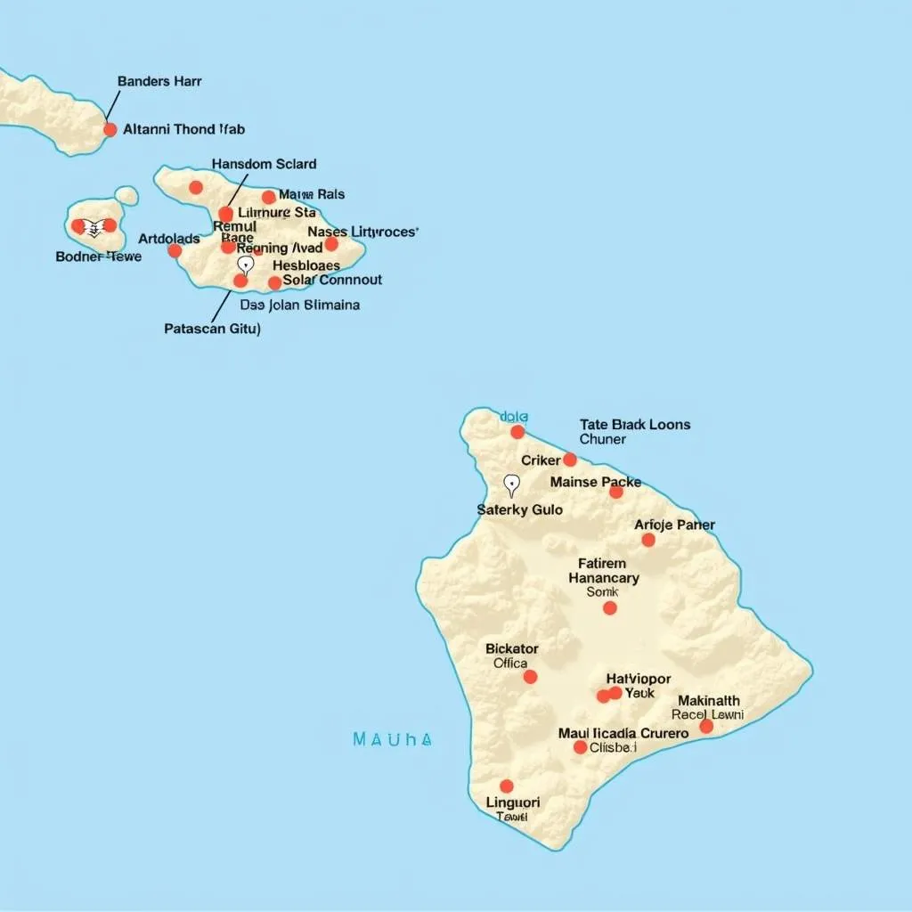 Maui Island Map