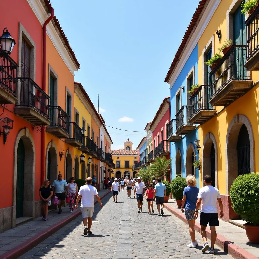 Mazatlan's colorful historic center