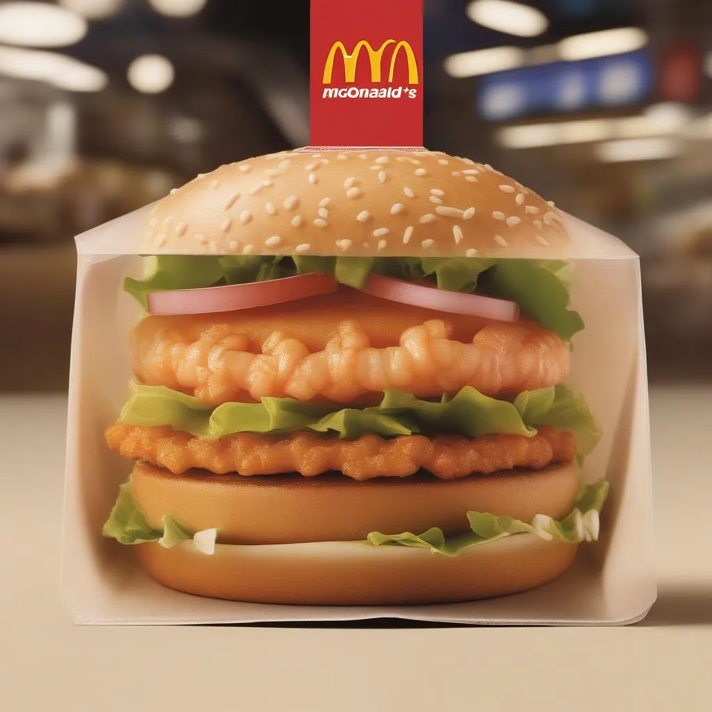 McDonald's Japan Shrimp Burger