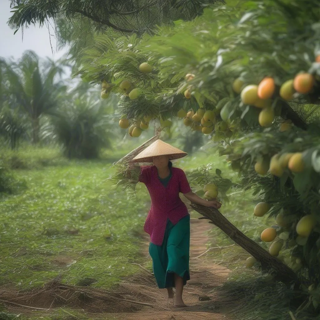 Mekong Delta Fruit Orchard