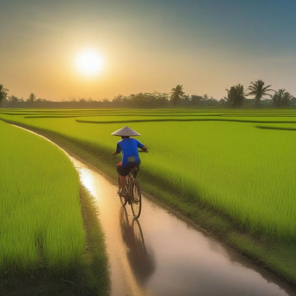 Cycling-Vietnam-Rice-Fields