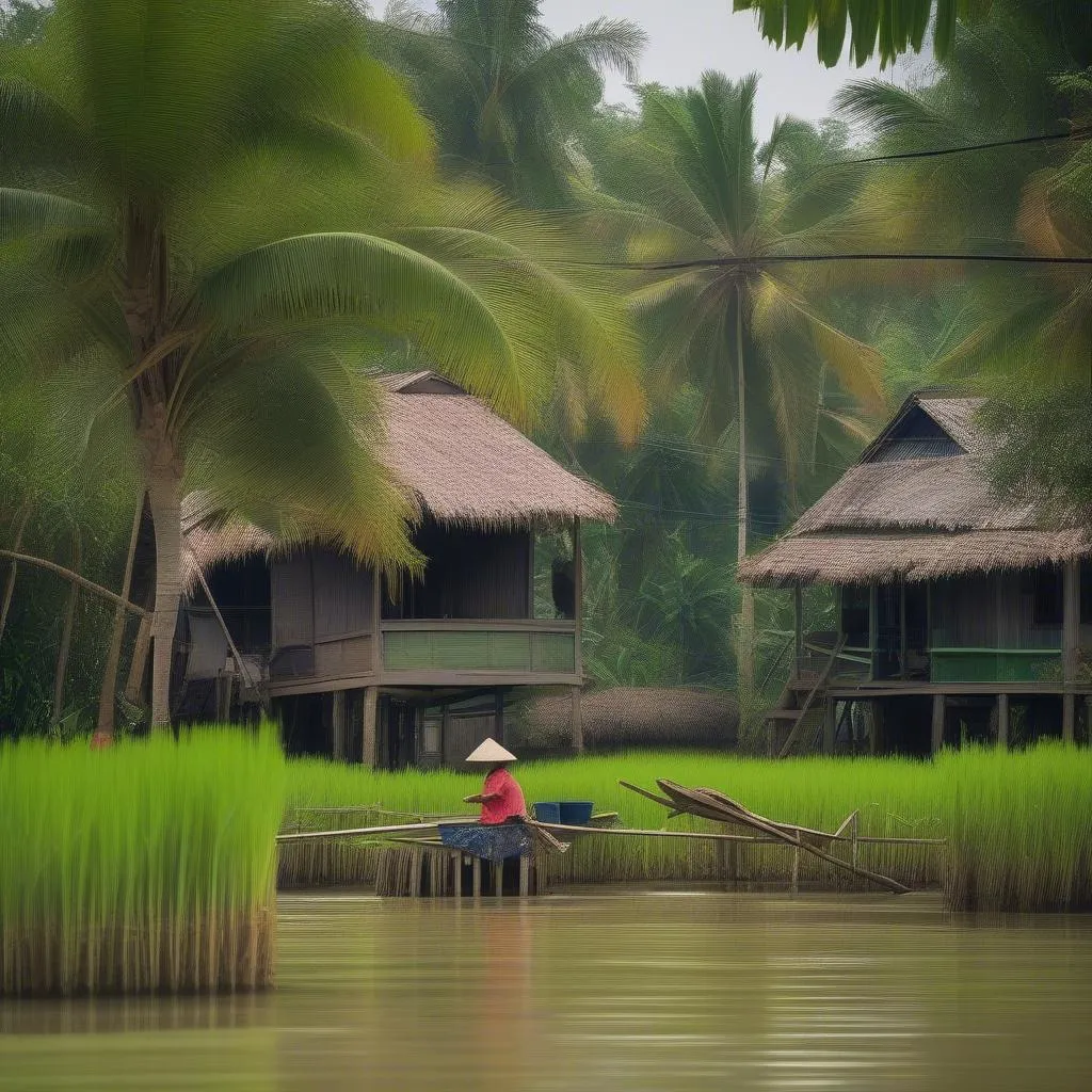 Mekong Delta Village Life