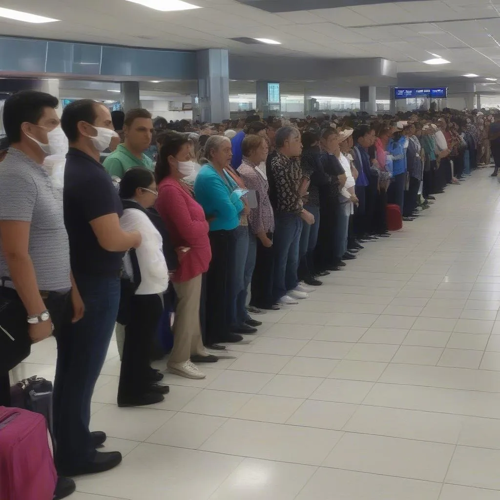 Mexican passport control