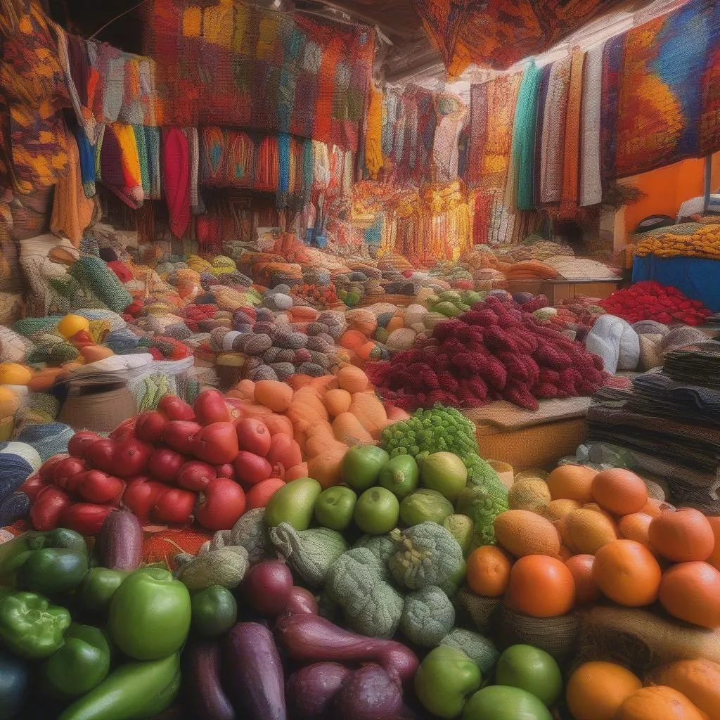 Vibrant Mexican Market