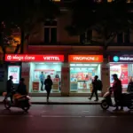 Mobile carrier stores in Hanoi