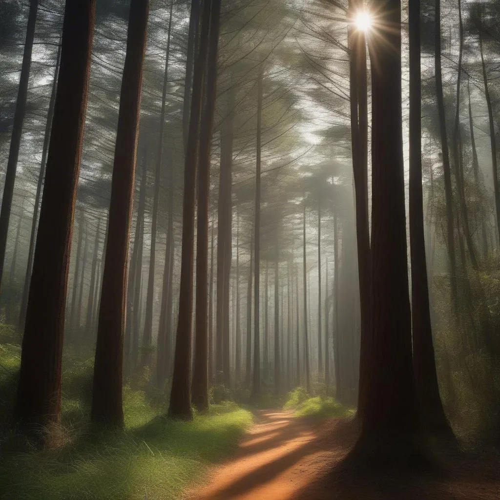 Moc Chau Pine Forest