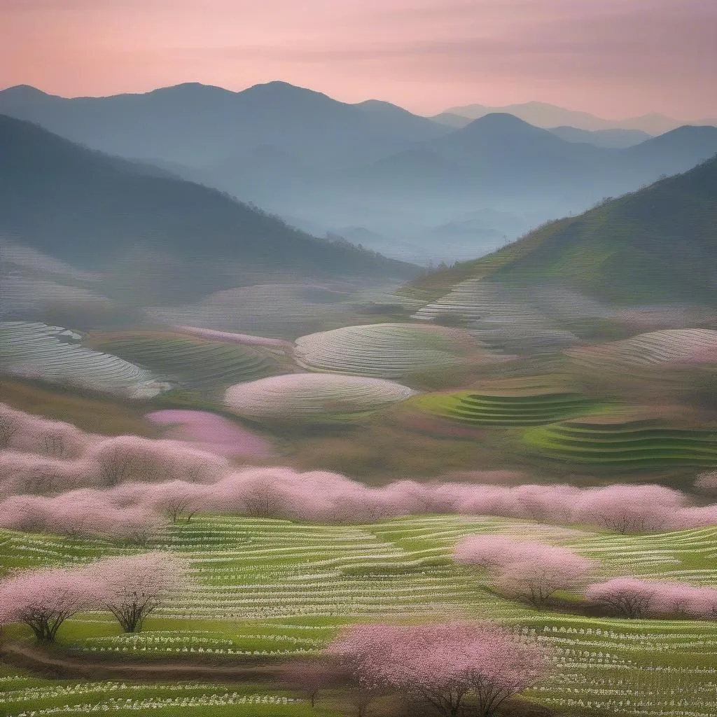 Moc Chau Plum Blossoms