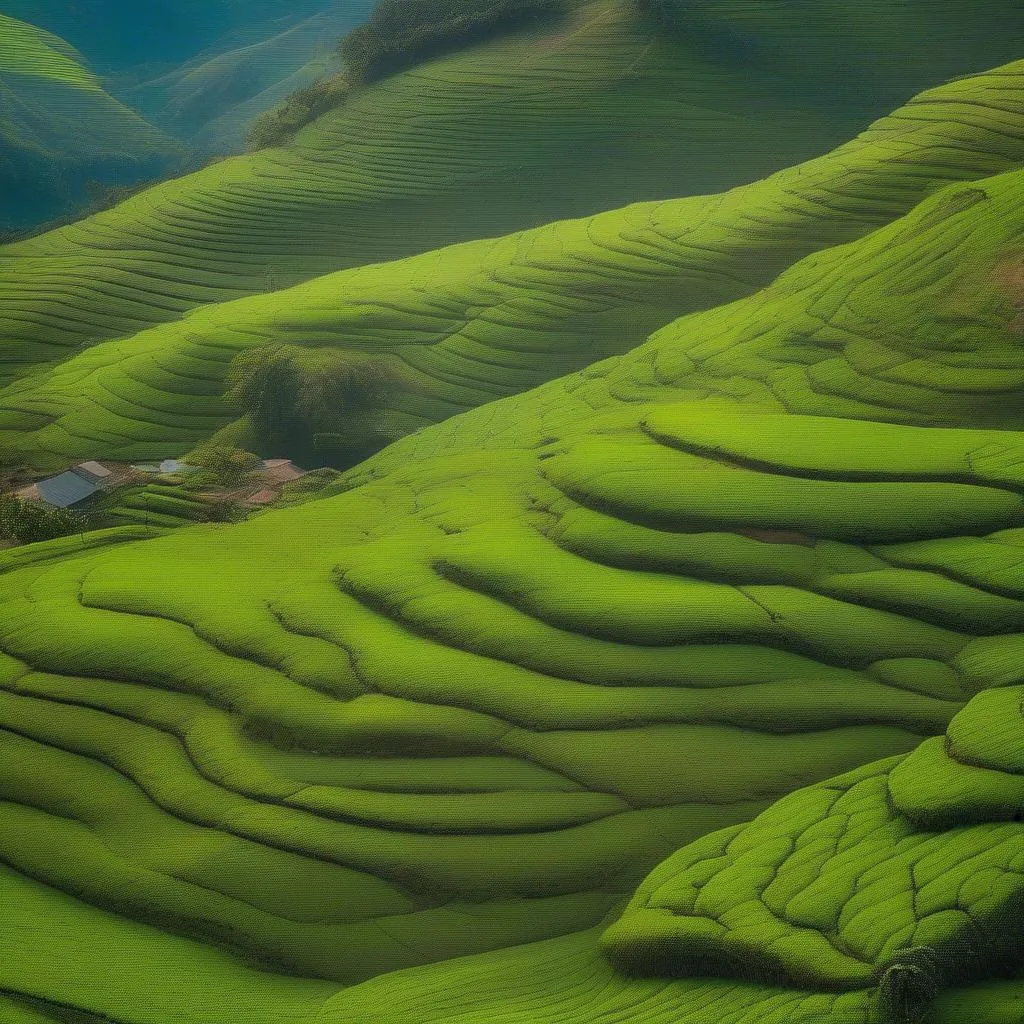 Moc Chau Tea Plantations