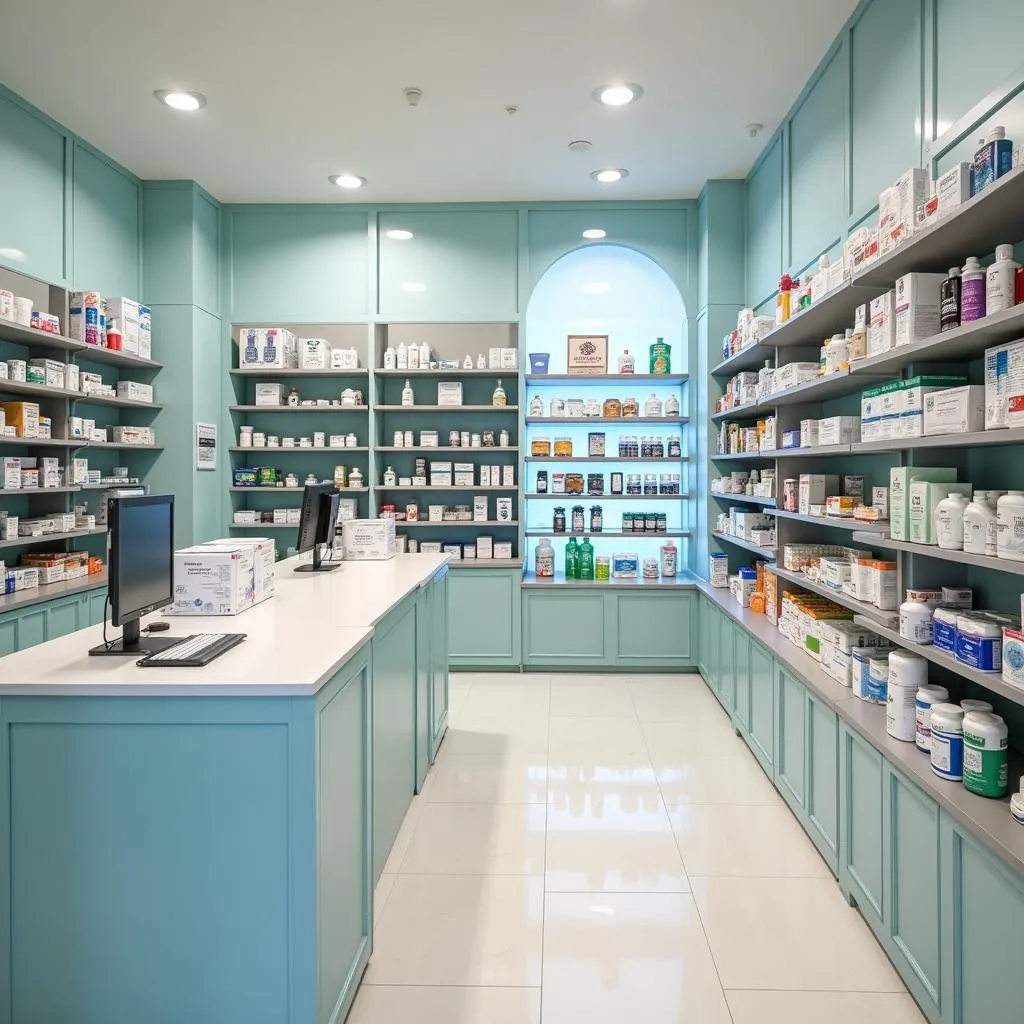 Modern Pharmacy in Hanoi