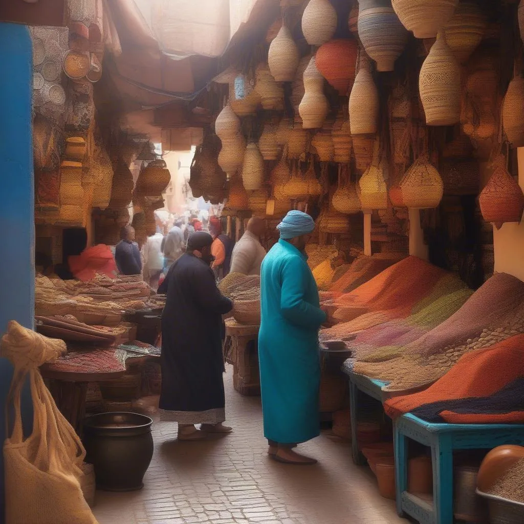 Immersed in Culture at Moroccan Souk