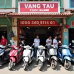 Motorbike rental shop in Vung Tau