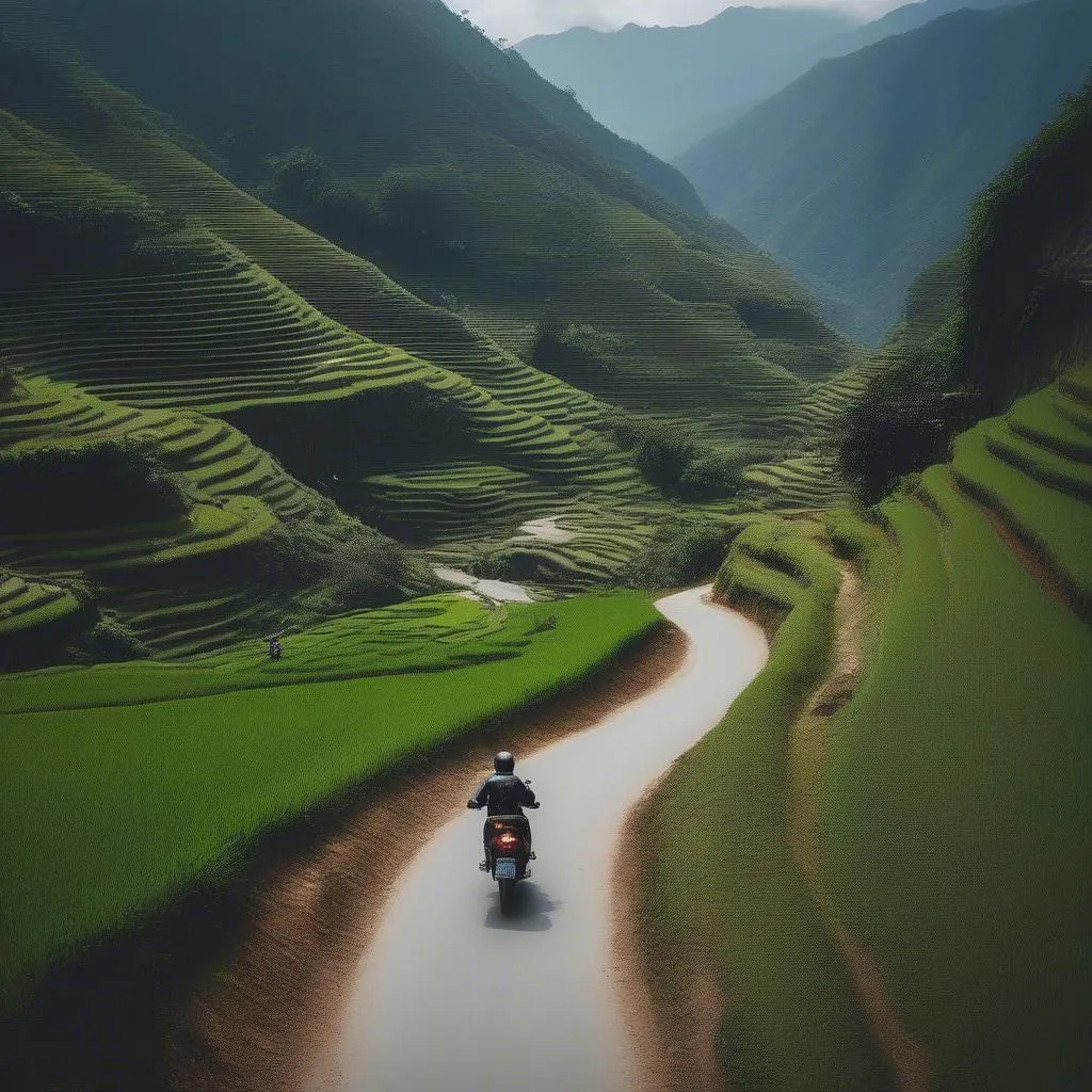 Motorbike Journey Through Sapa