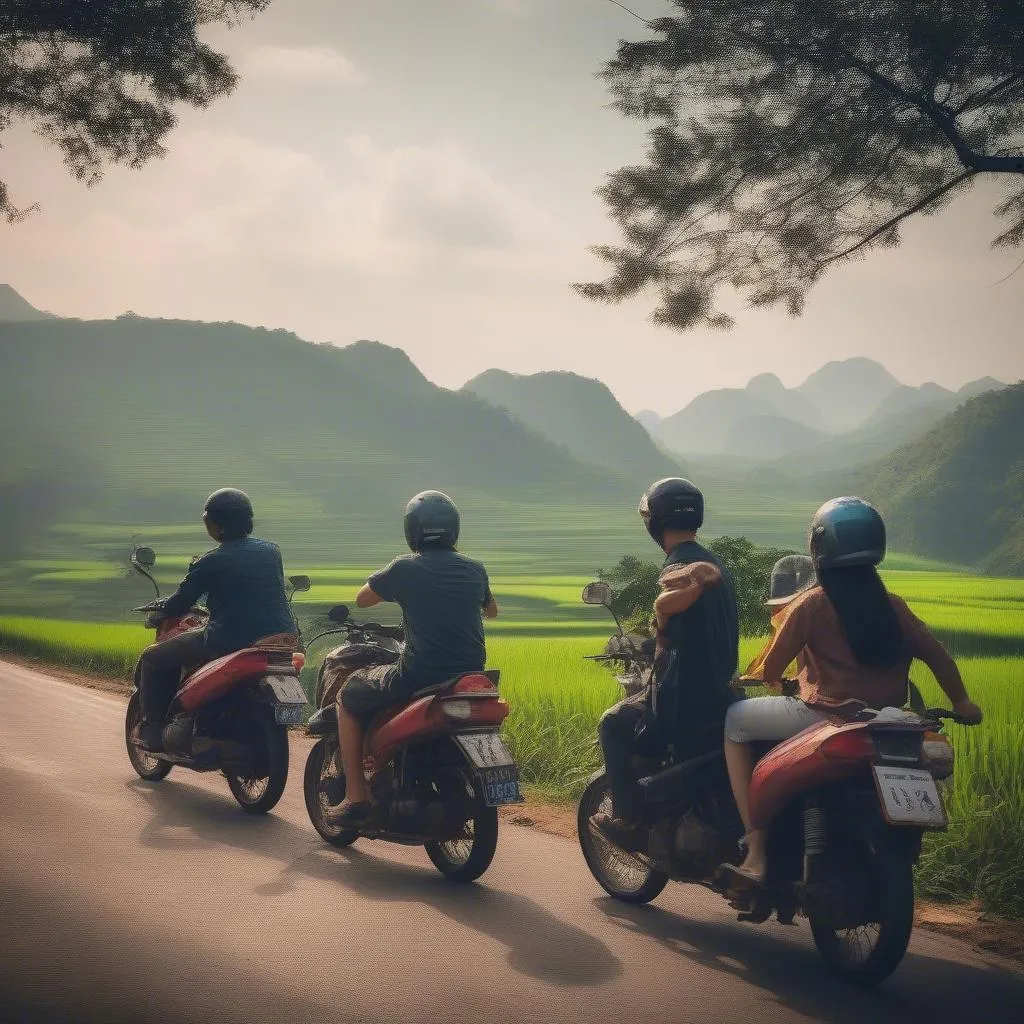 Motorbike Riding in Vietnam