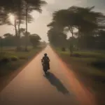 Motorcycle Riding in Cambodia