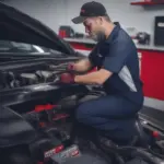 Motul Oil Change at a Workshop