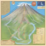 Mount Fuji Trail Map