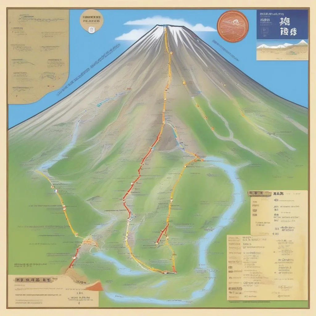 Mount Fuji Trail Map