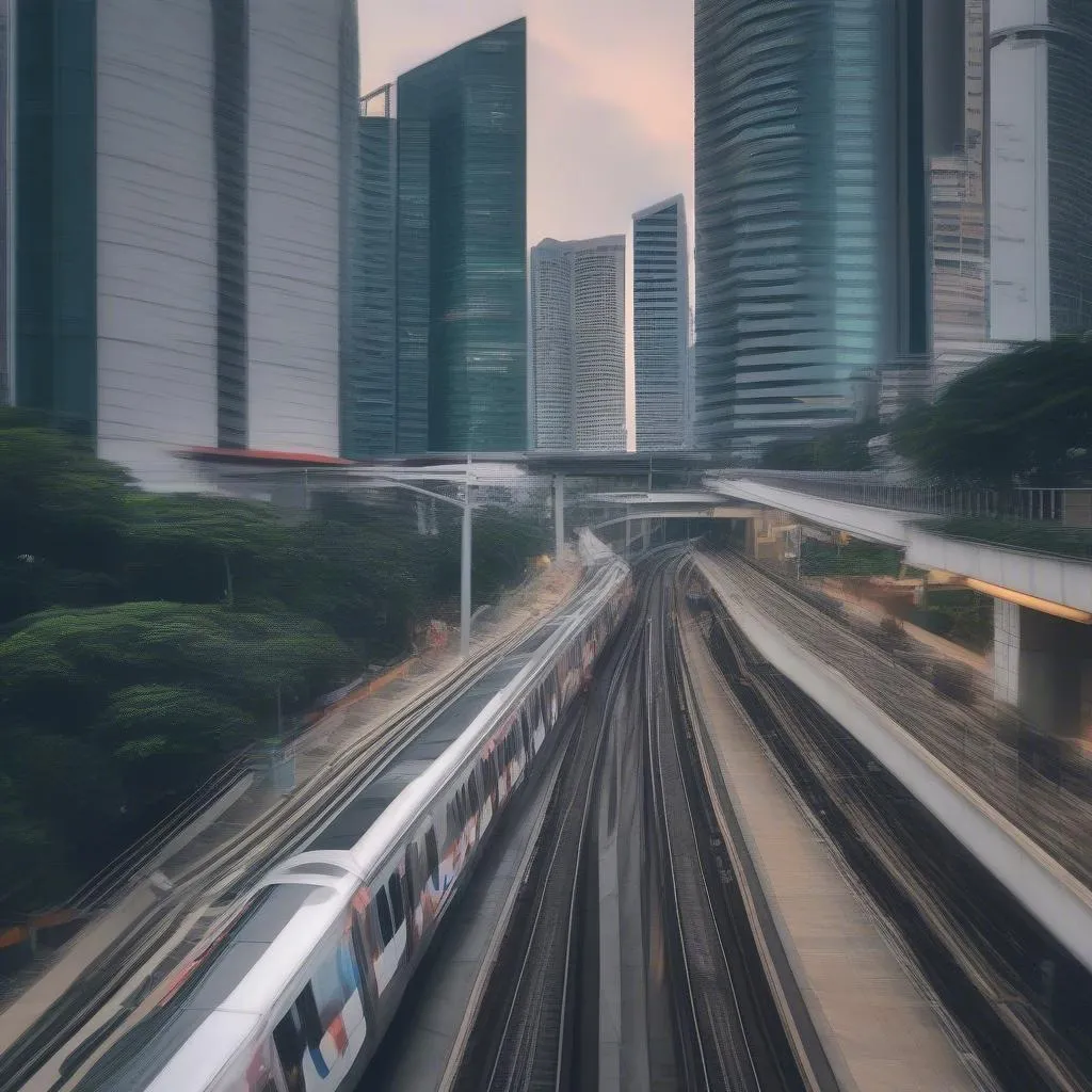 Singapore MRT train