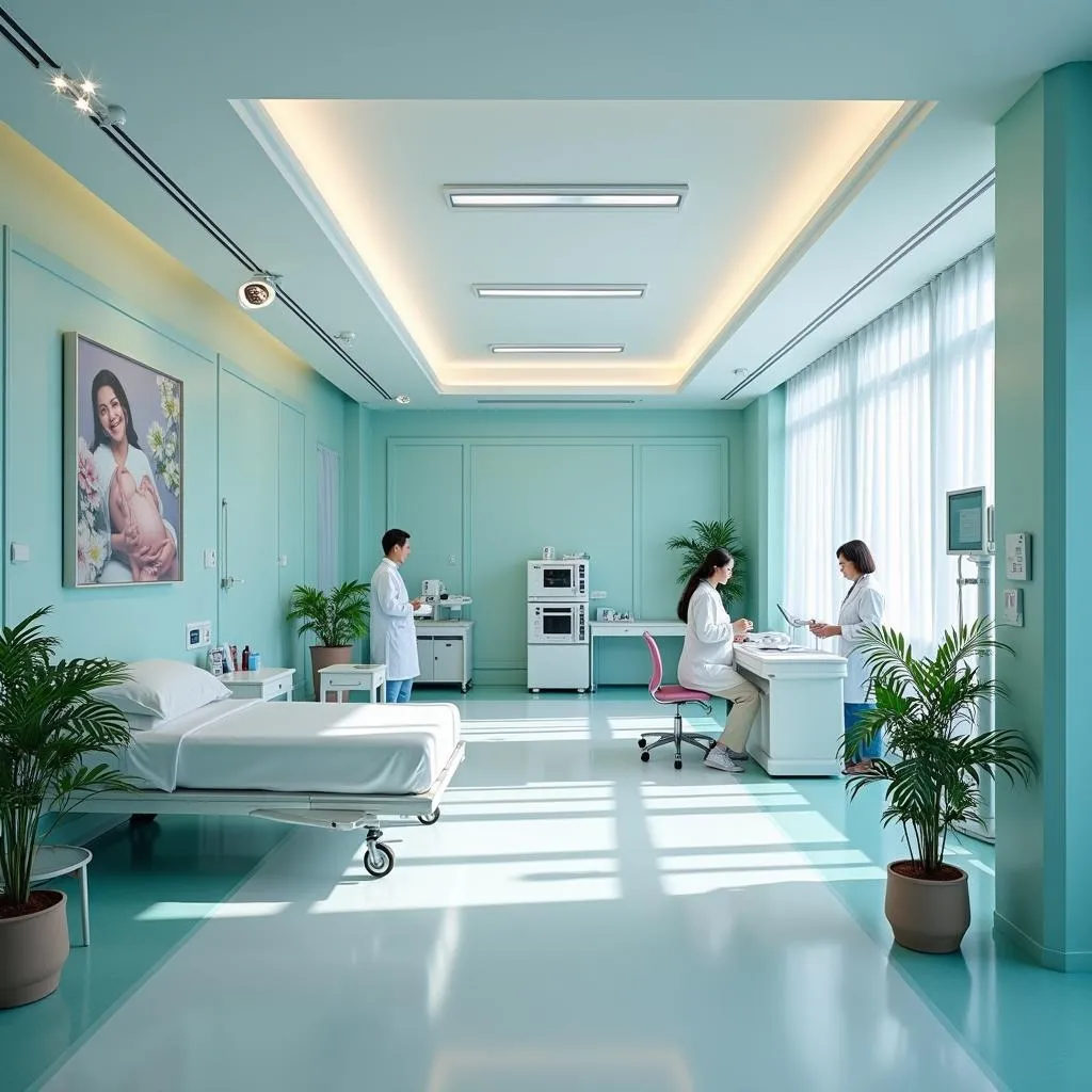 Prenatal care center at National Hospital of Obstetrics and Gynecology in Hanoi