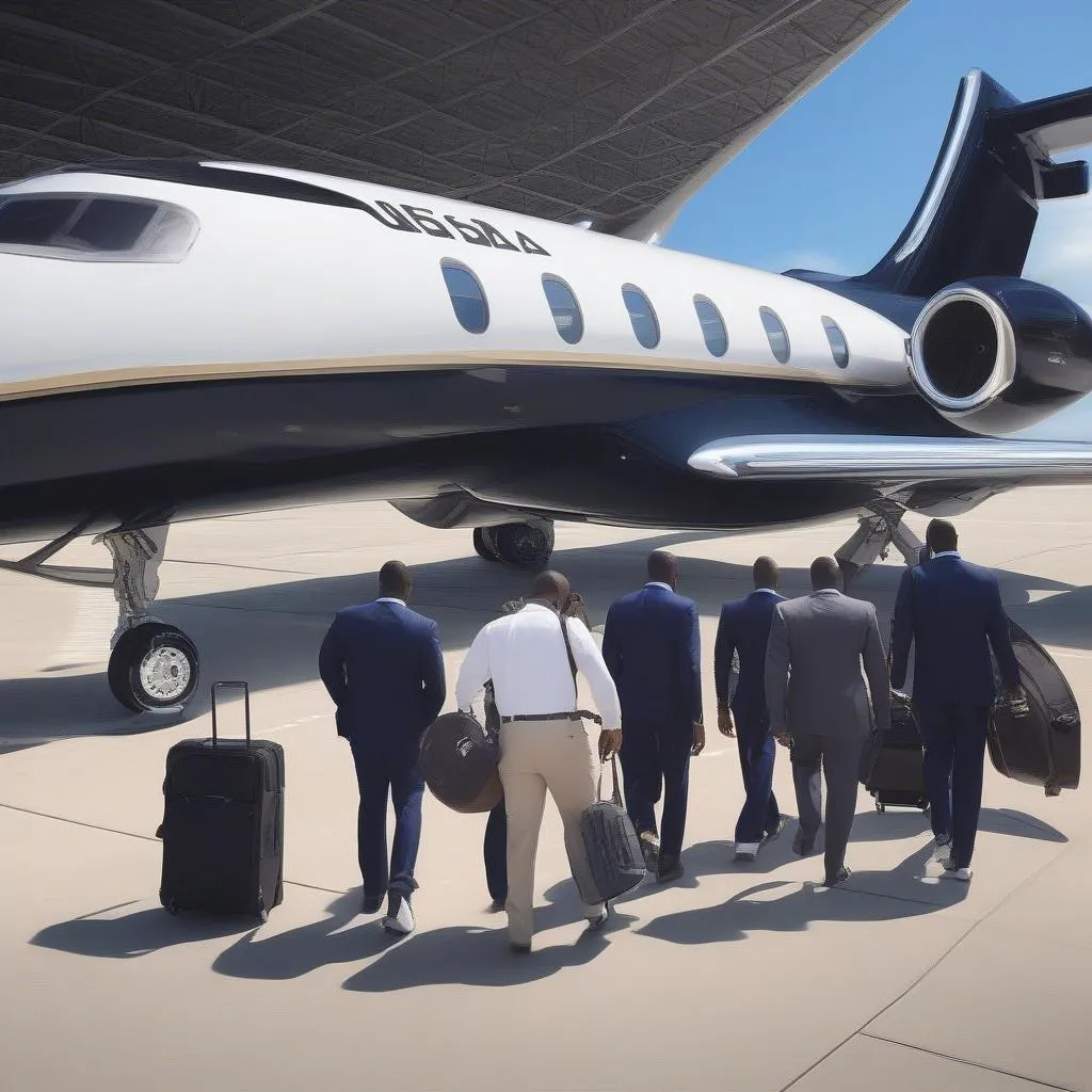 NBA Team Charter Flight