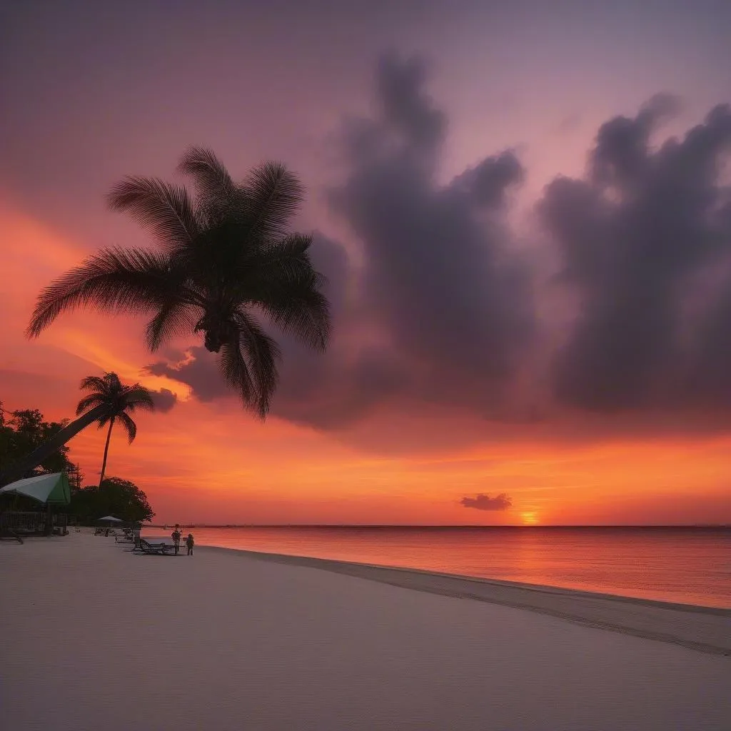 Negril Beach Sunset