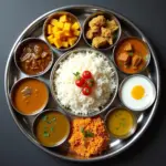 Nepalese Thali Arrangement