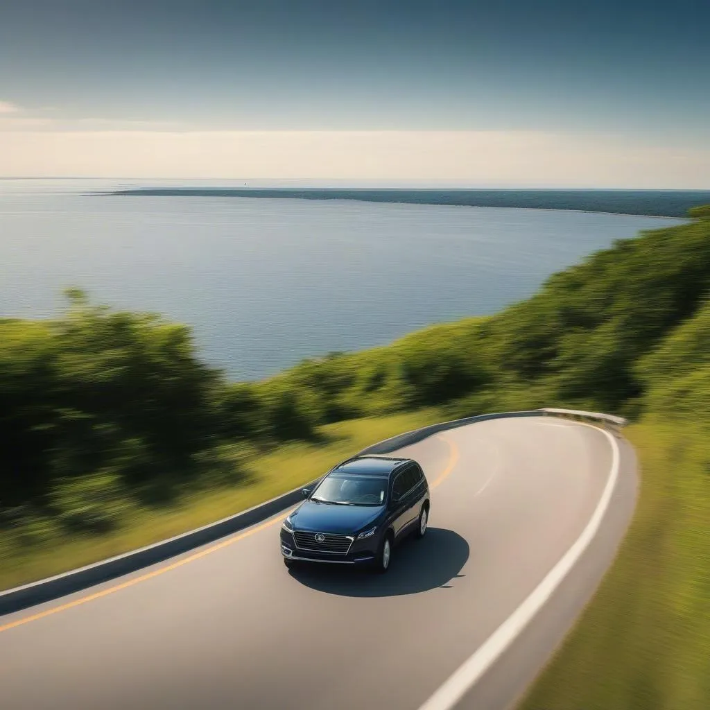 Scenic drive along the Connecticut coast