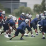 NFL practice squad training session