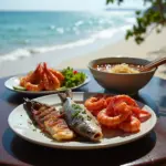 Fresh seafood lunch in Nha Trang