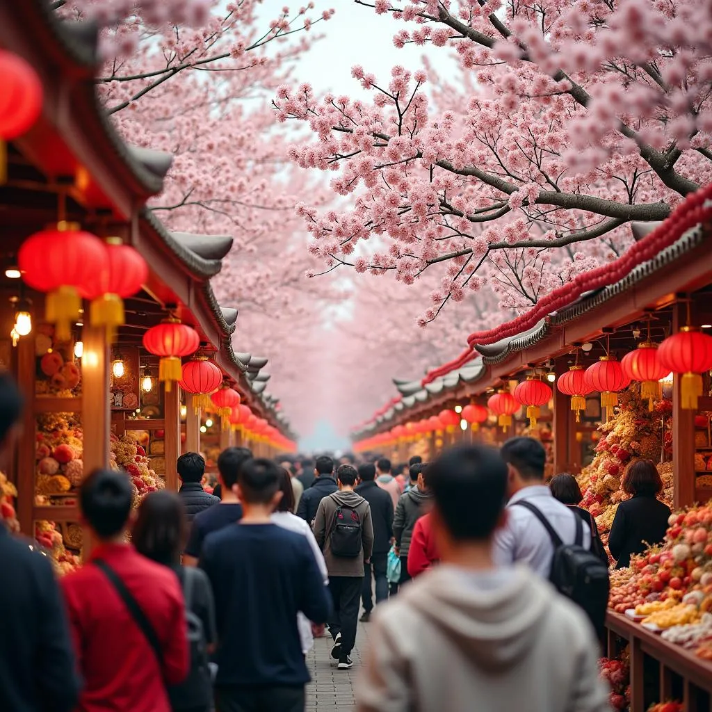 Nhat Tan Peach Blossom Festival