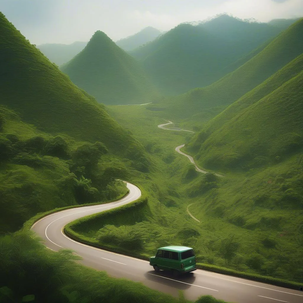 Scenic Road Trip in Nigeria