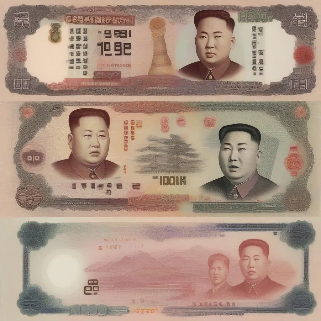 north korean money