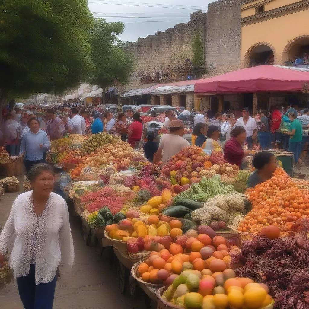 Vibrant Oaxaca Market