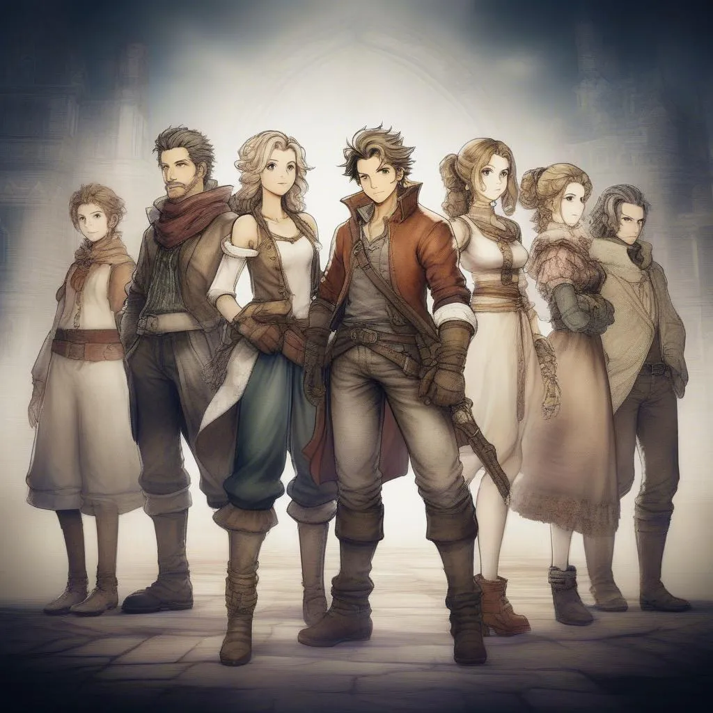 Octopath Traveler Characters