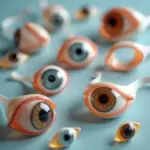 Different types of ocular prostheses