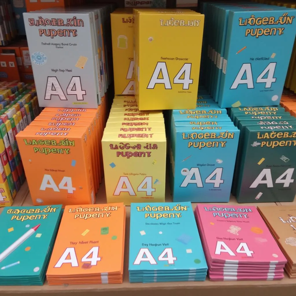 Office supply stores in Hanoi: your one-stop shop for colored A4 paper