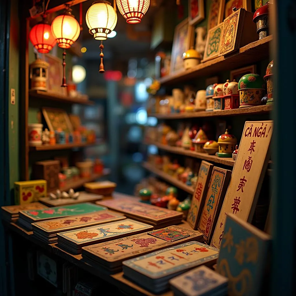 Traditional toy shop in Hanoi's Old Quarter